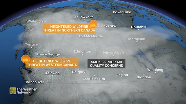 El Niño may hand Western Canada a warm, dry summer - The Weather Network