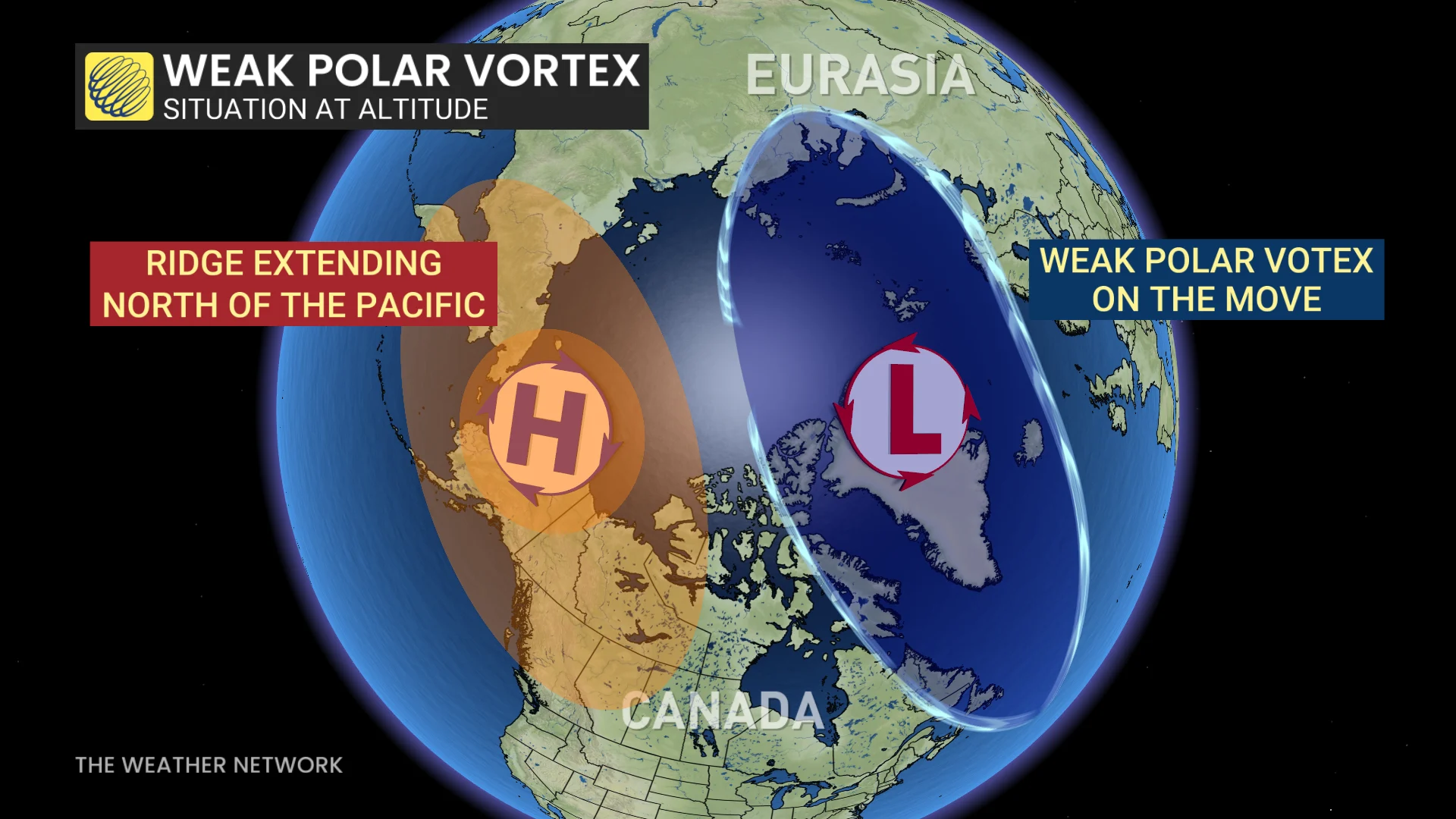 Weak Polar Vortex April 2025