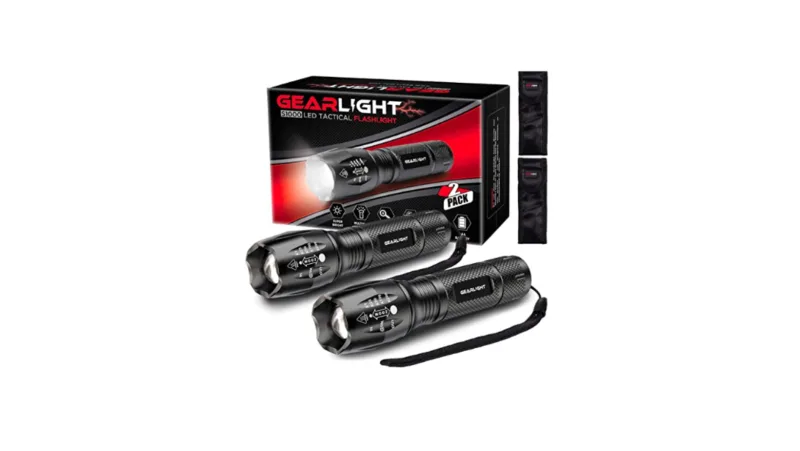 Amazon, flashlight 2 pack, CANVA, waterproof flashlights