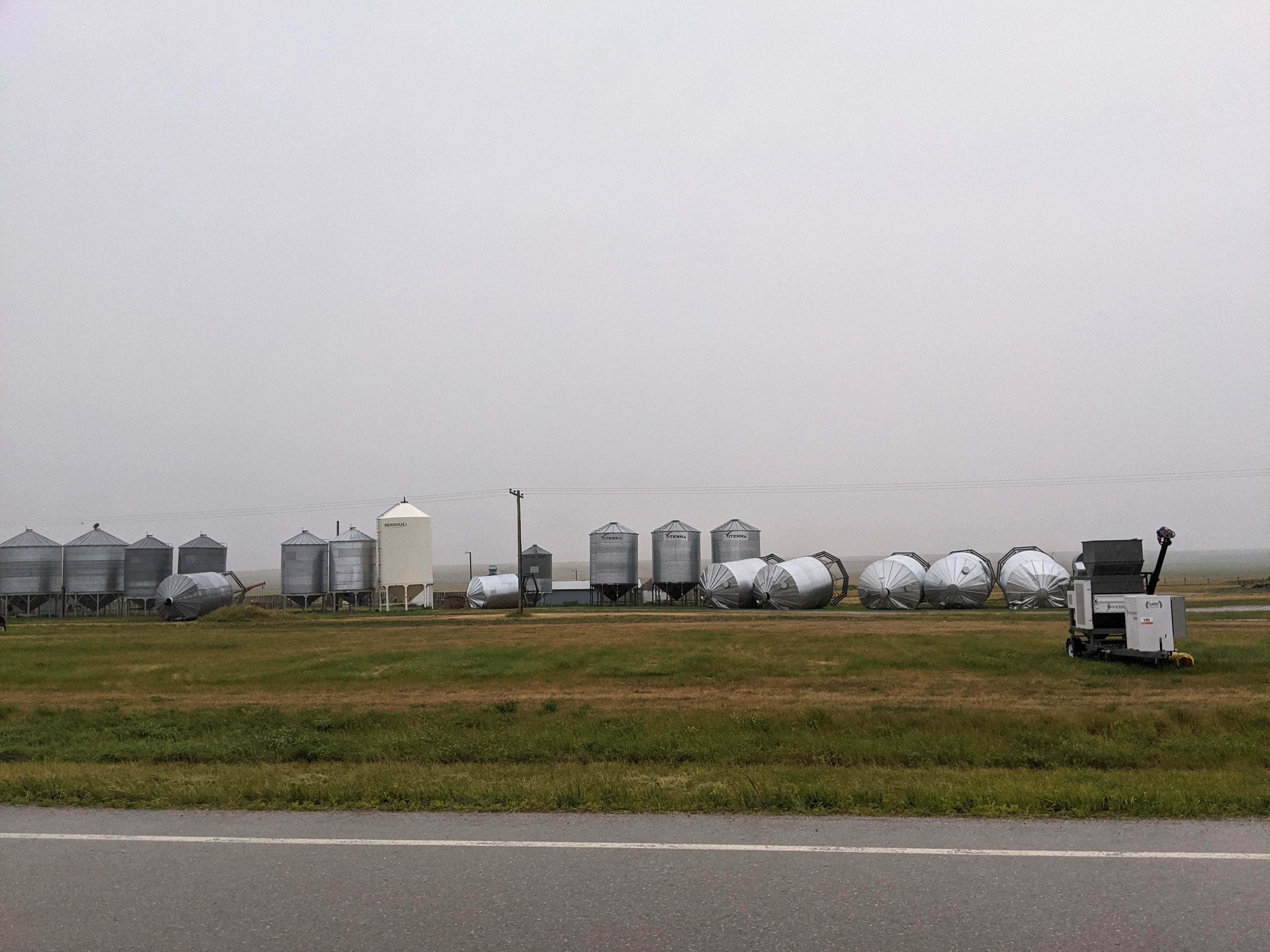 Toppled silos saskatchewan Kyle Hetherington
