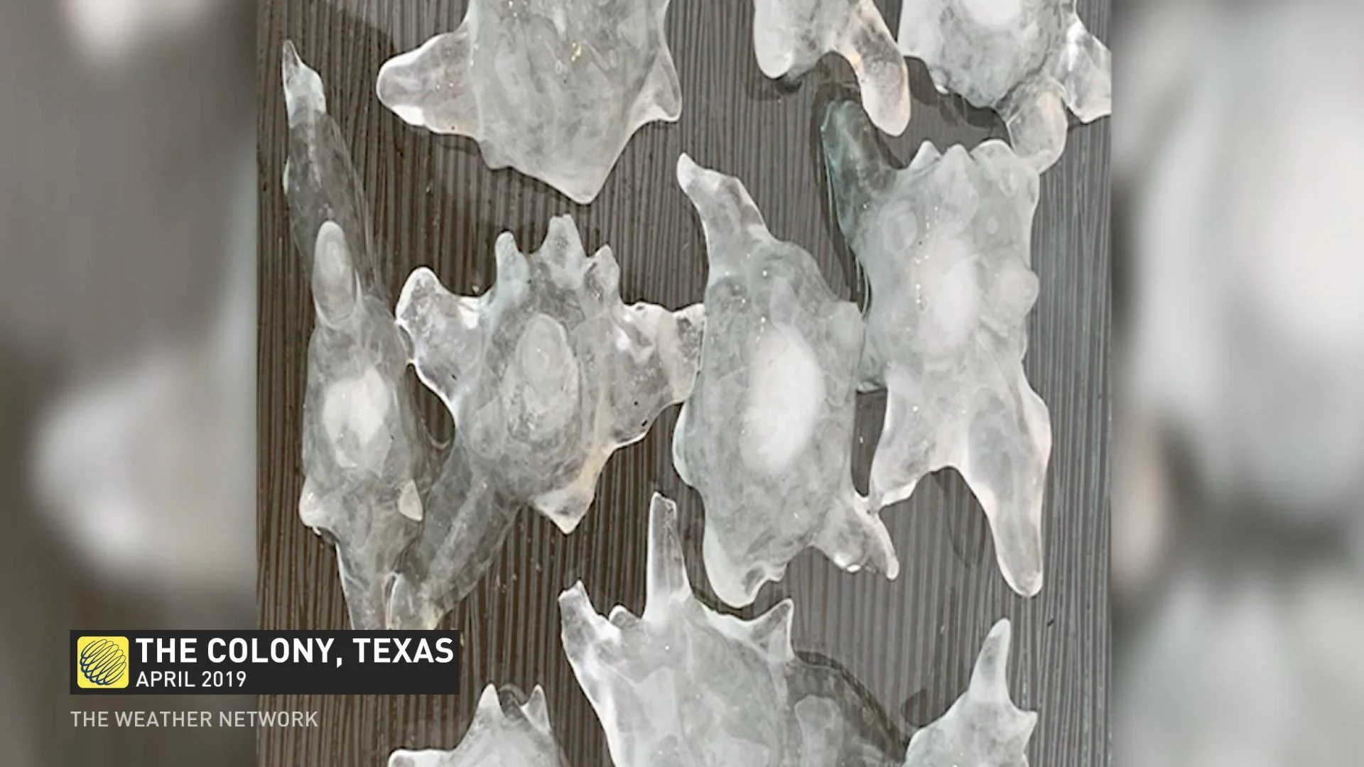 See why these spiky hailstones are battering the U.S. South