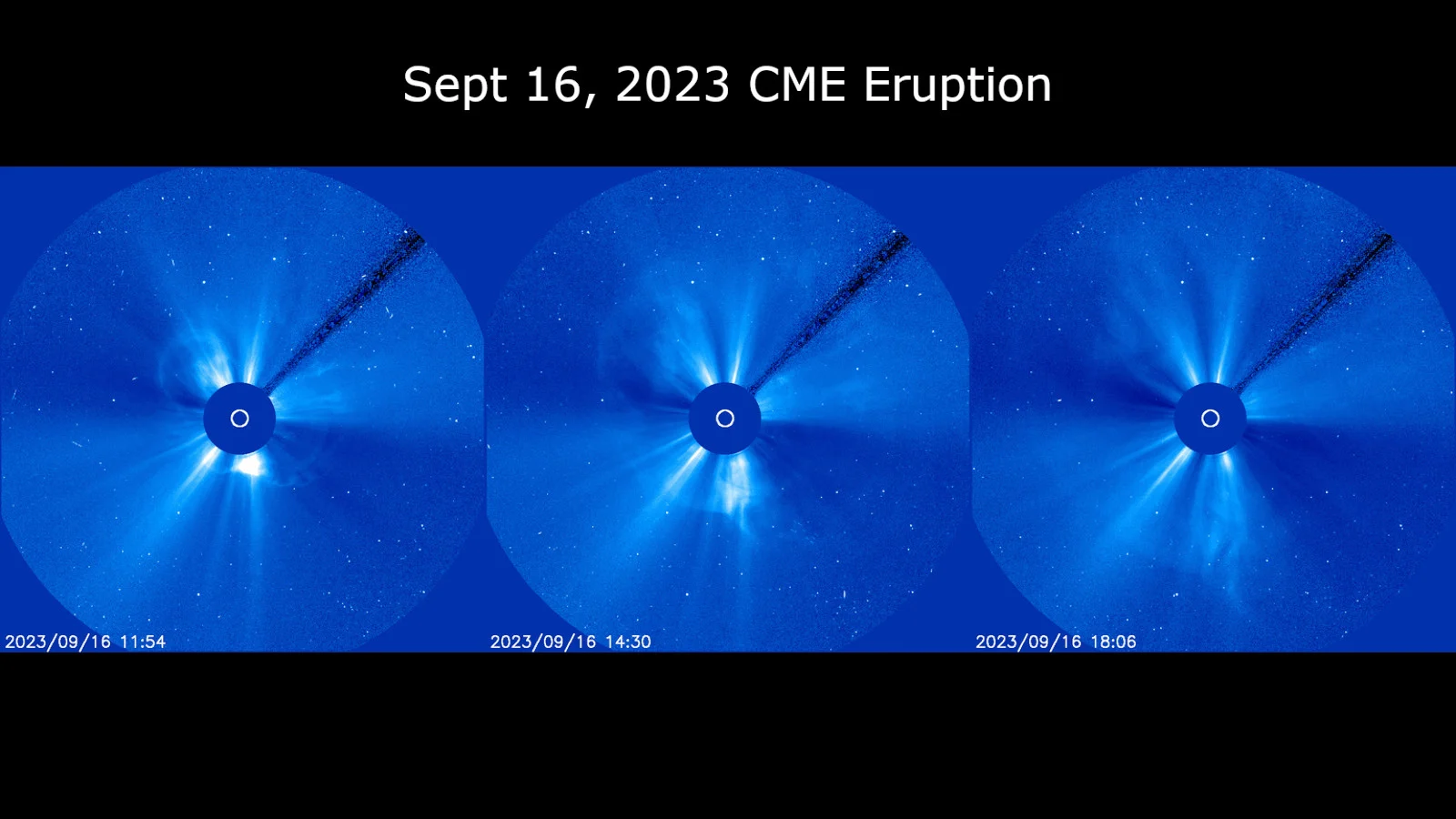 CME - September 16, 2023 - NASA ESA SOHO