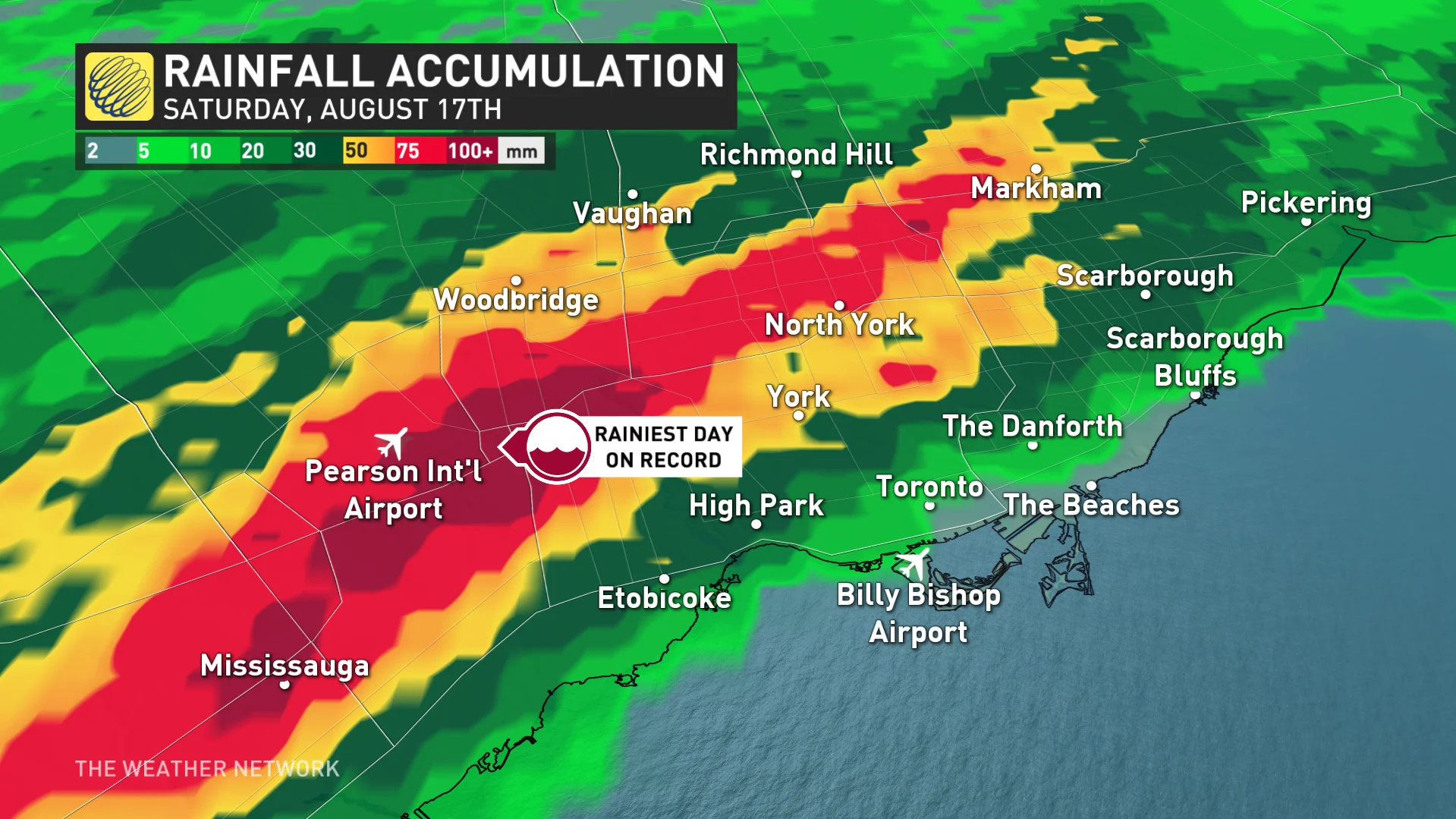 Ontario Rainfall August 17 2024