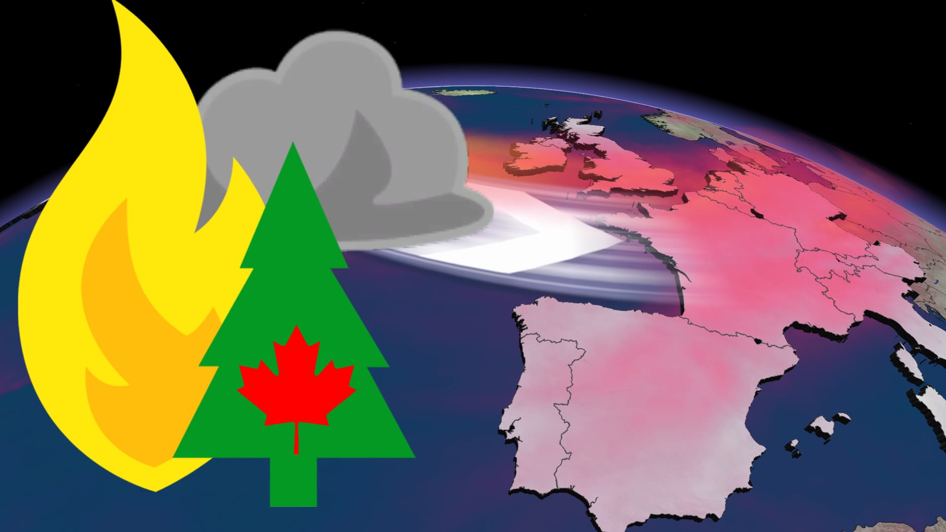 Canadian wildfire smoke reaches Europe after near 7,000-km journey