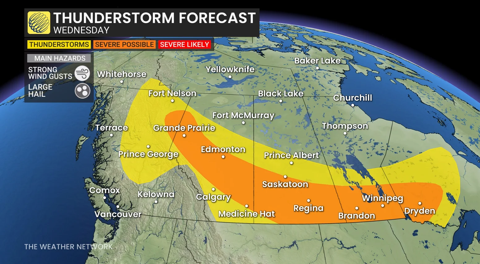 Baron - Prairie thunderstorm Wednesday - June17