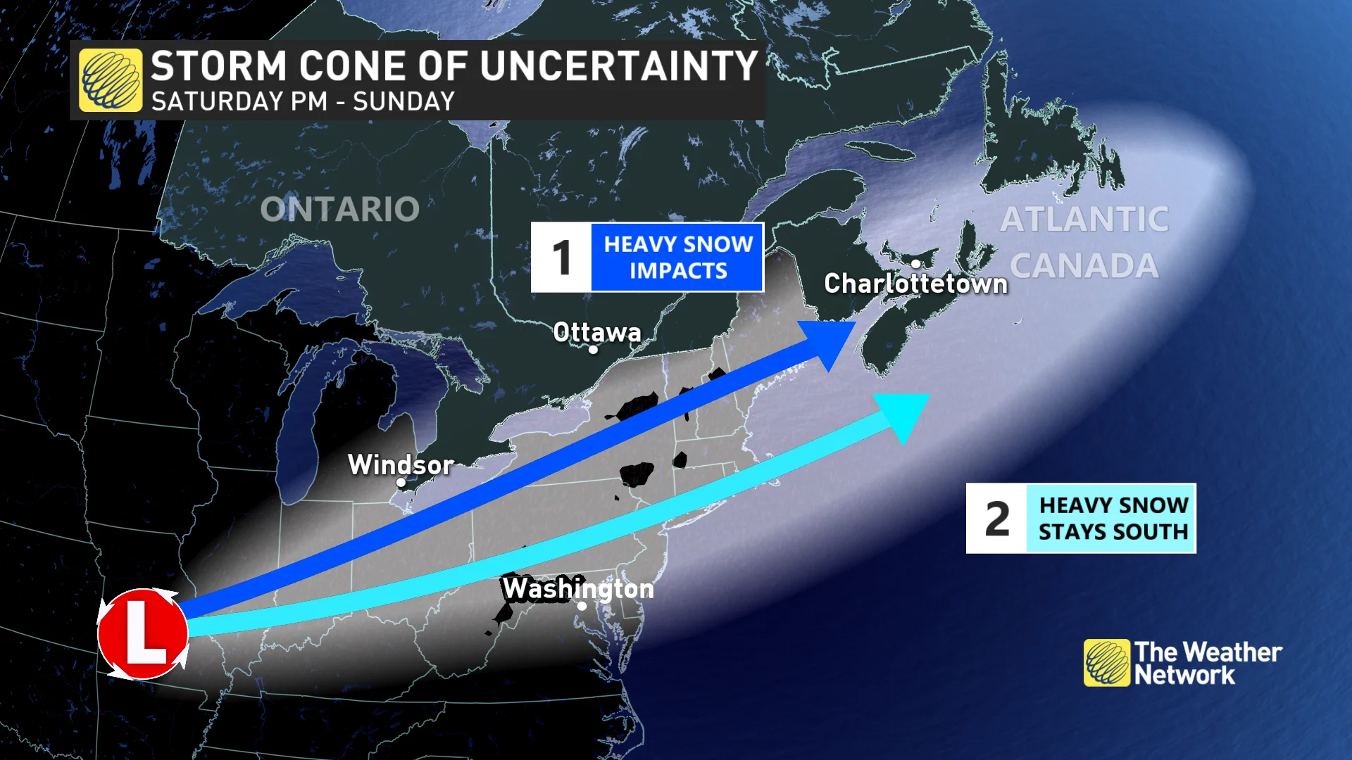 Baron - Ontario storm track scenario - Feb6