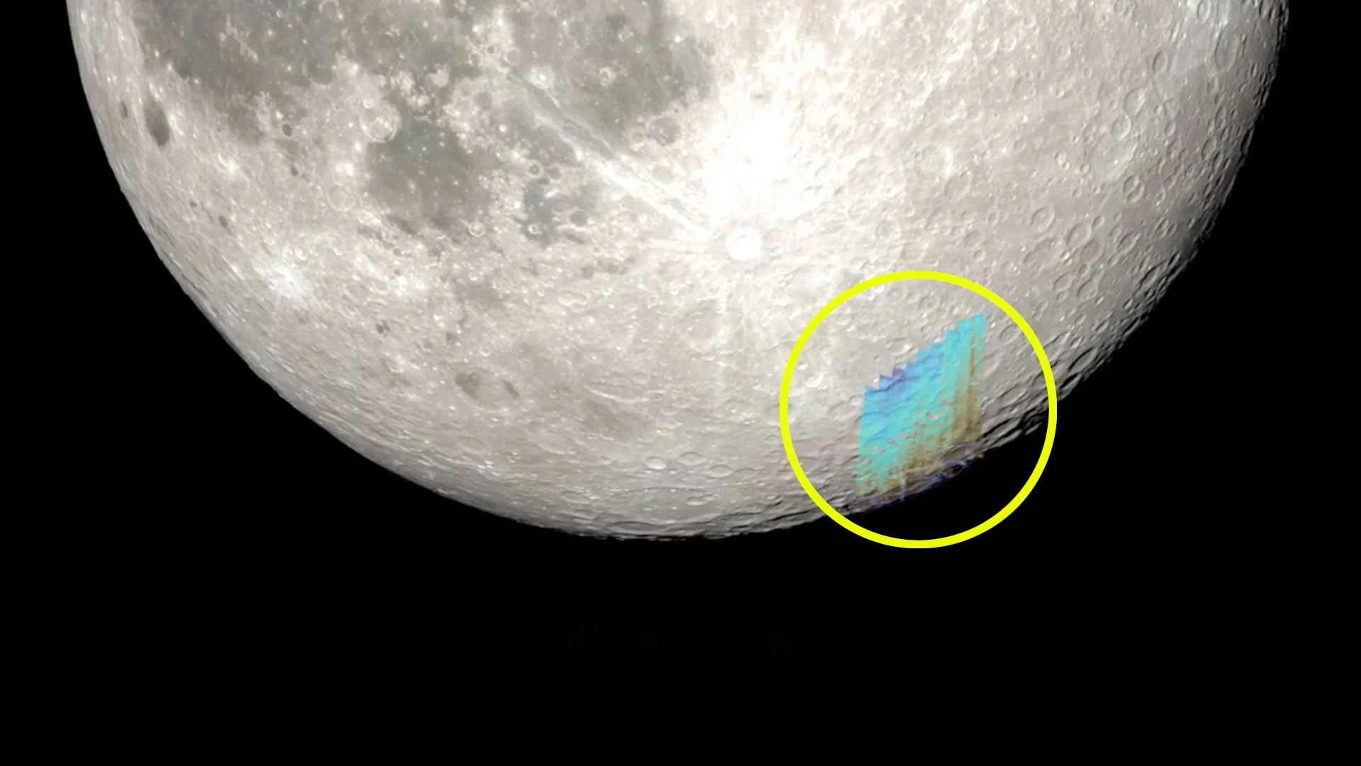 NASA has its first detailed map of water on the Moon
