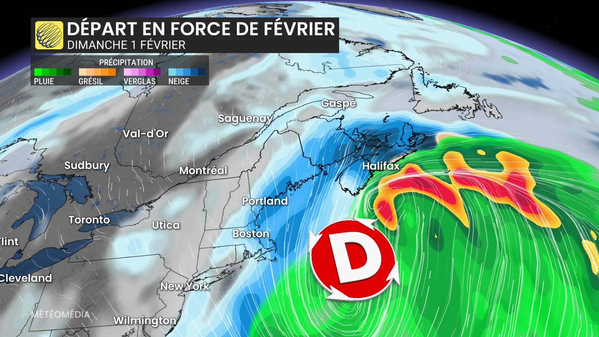 noreaster fin janvier debut fevrier