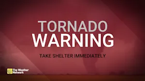 Tornado warning issued in southwestern Ontario. Take shelter now if in the affected region