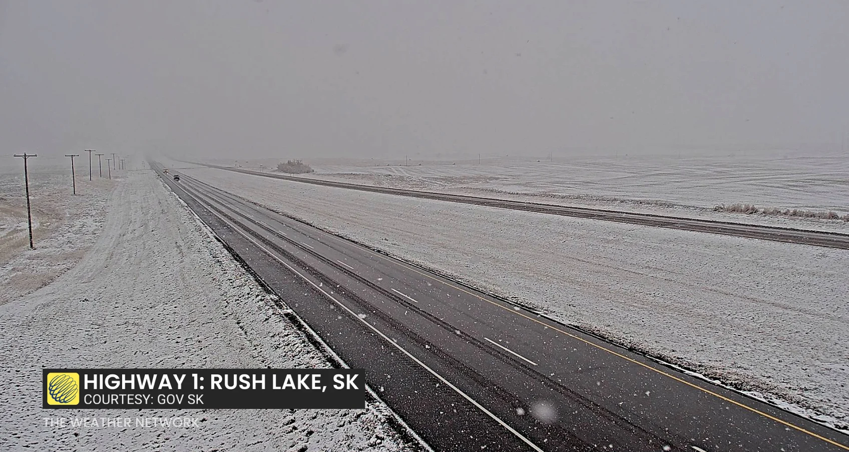 Rush Lake, Sask., highway webcam/Government of Saskatchewan