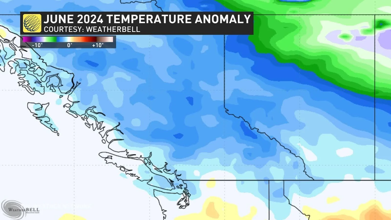 BC June Temperature Anomaly