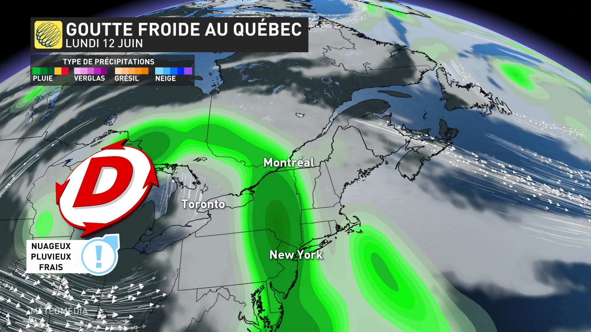 Goutte froide au Québec