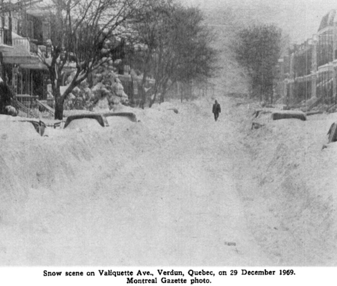 The Weather Network It was the recordbreaking nor'easter winter of '69