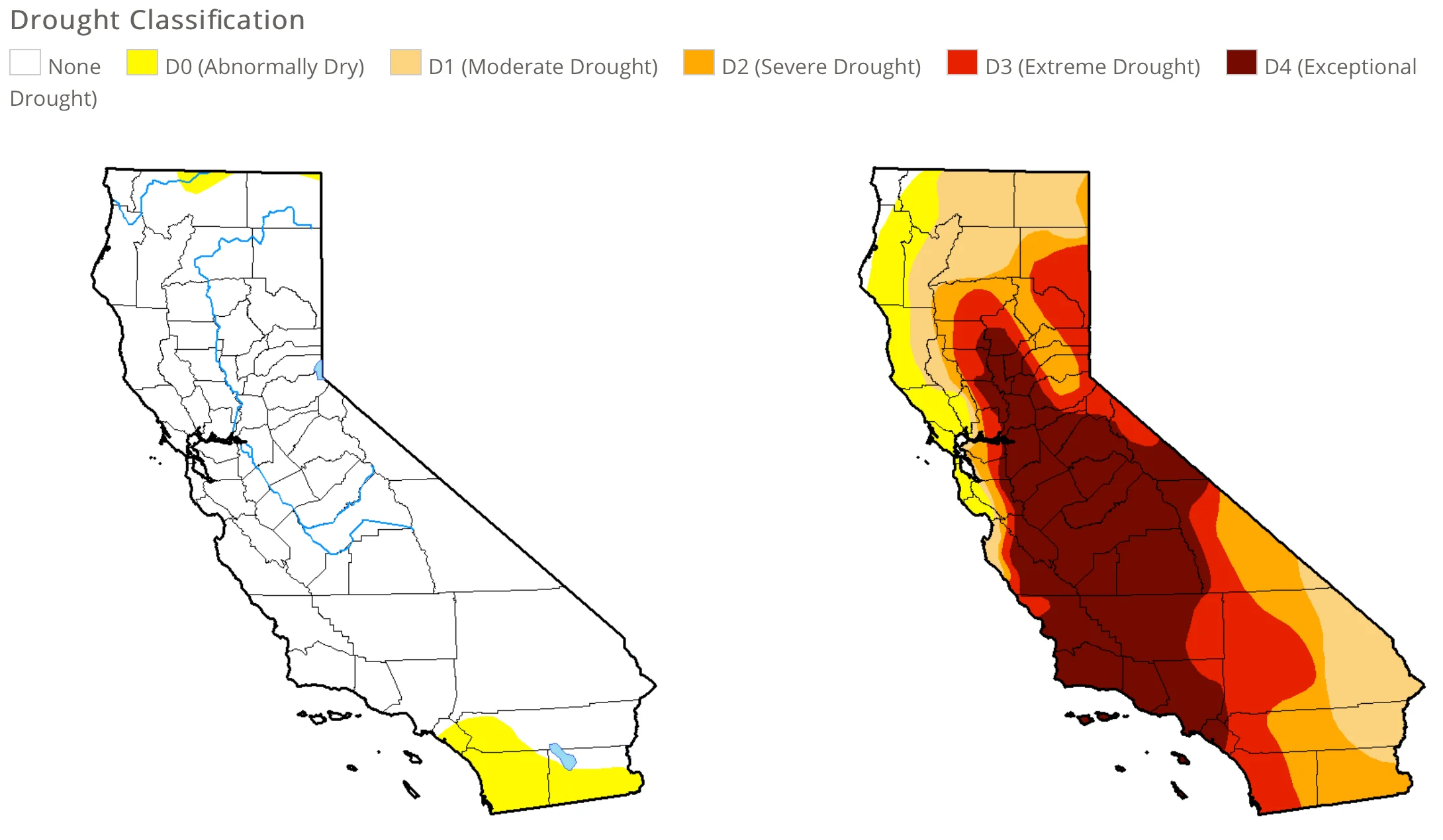 DROUGHT 2019 VS 2016