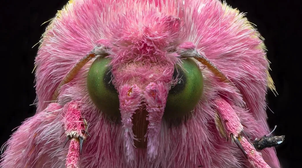 Macrophoto of a primrose moth. (Taken by Dara Ojo)
