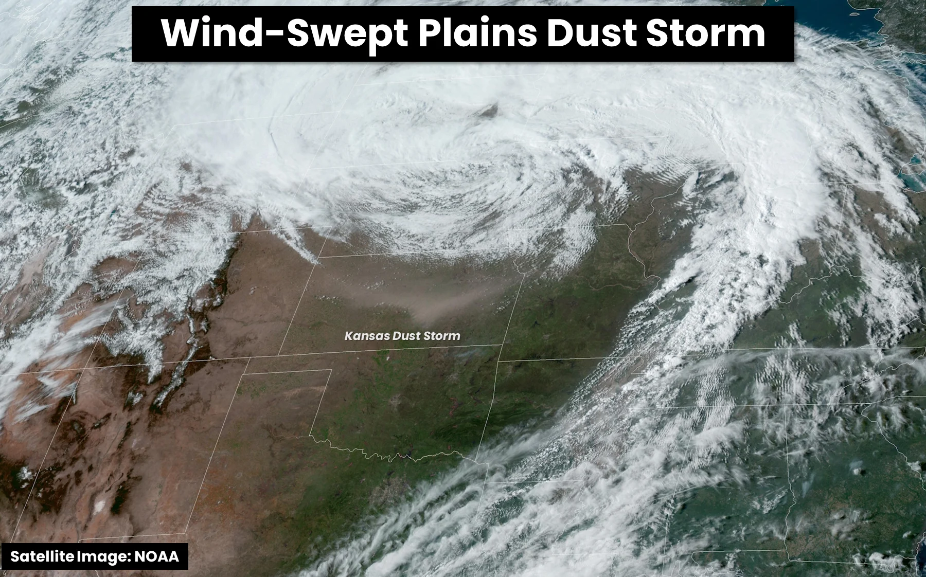Satellite 1b - Northern US Dust Storm April 7 2024