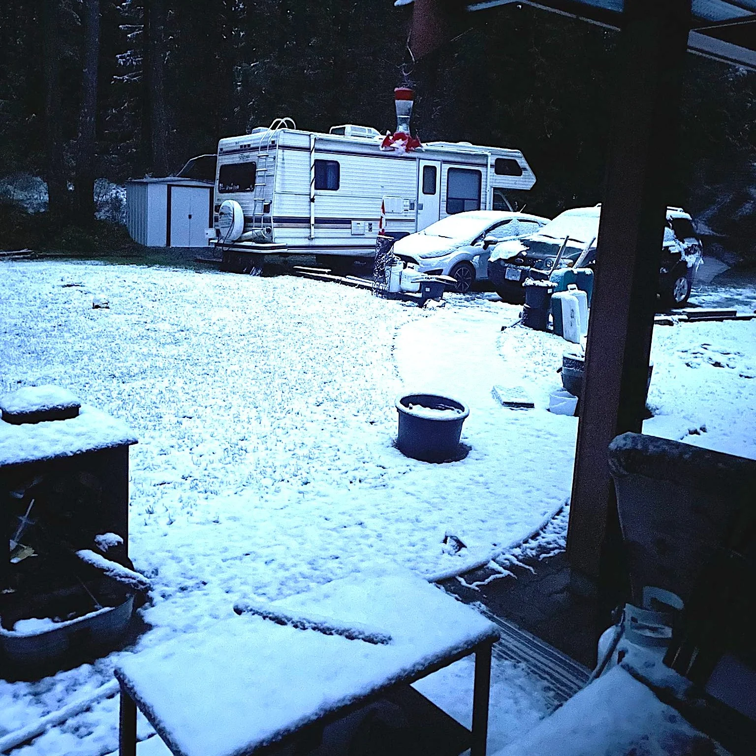 PHOTOS: Unusual April snow is spring wake-up call for B.C. residents
