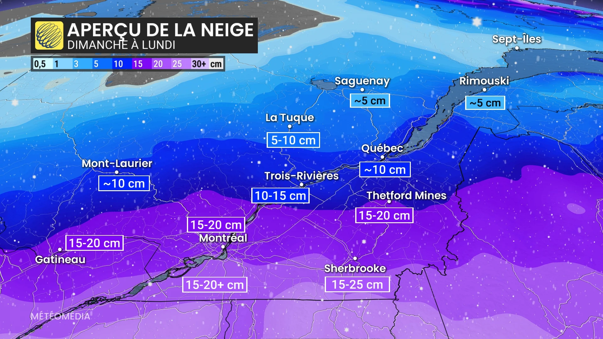 20 cm de neige