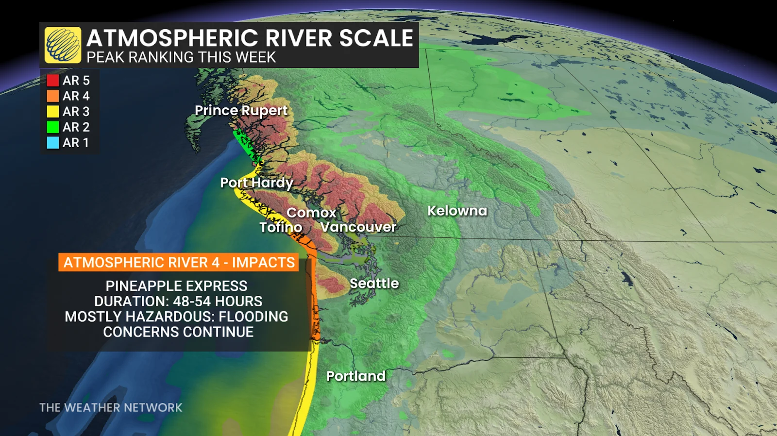 BC Atmospheric River December 14 2025