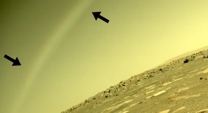 Un arc-en-ciel sur Mars, est-ce possible ?