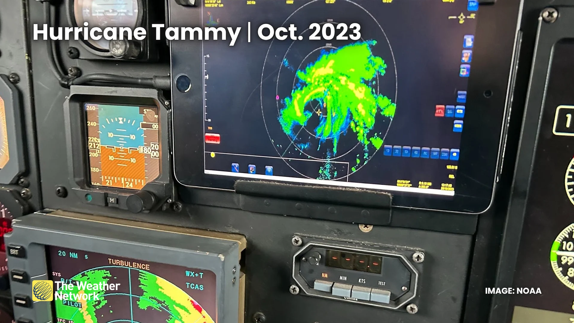 Hurricane Hunter Radar Tammy October 2023