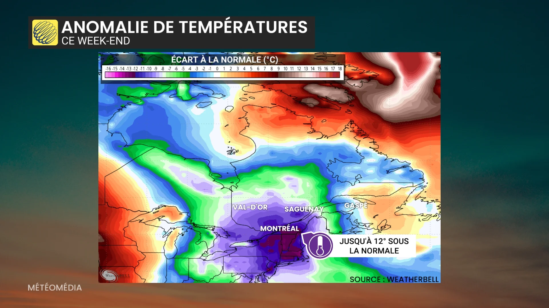 anomalie de temperatures