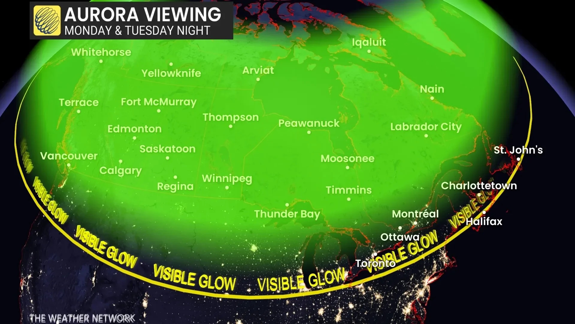 Northern Lights, Canada, Aurora, Viewing, September 1, 2025. (The Weather Network/Nicole Karkic)
