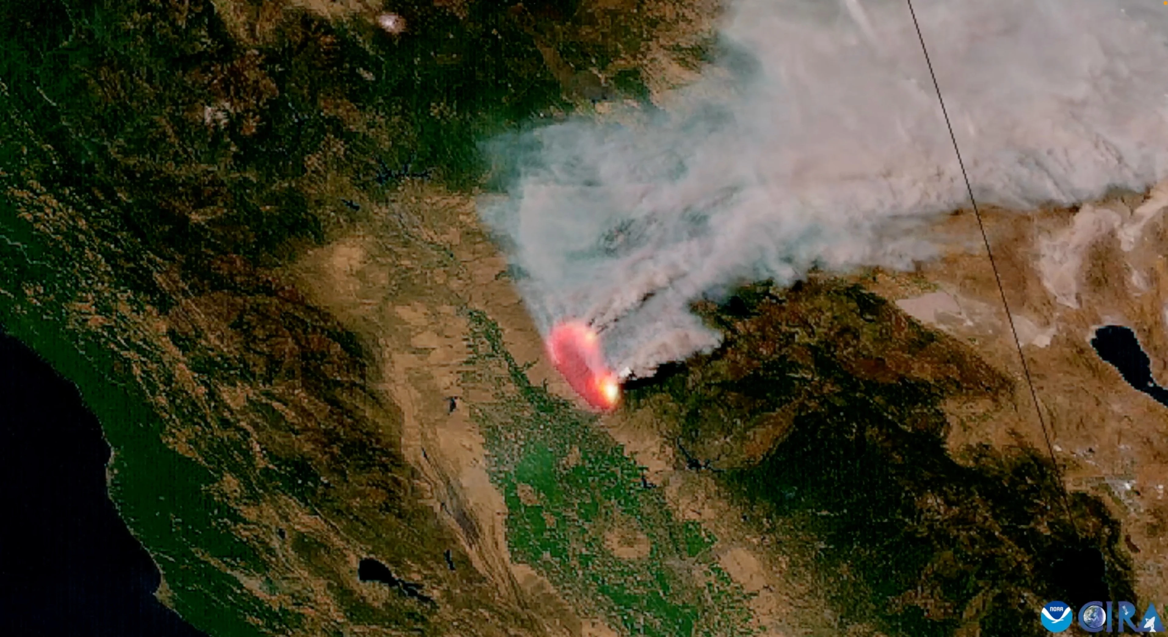 (REUTERS) Park Fire satellite image July 25 2024