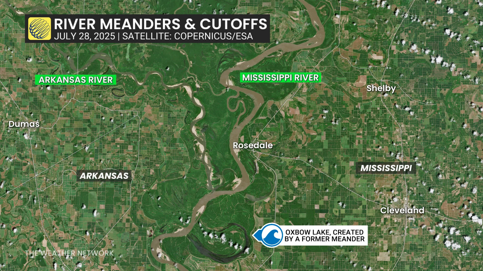 Mississippi River Meanders