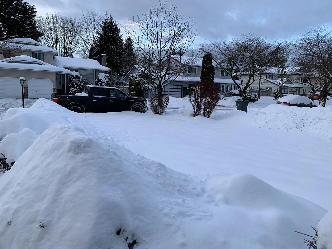 PHOTOS: B.C. digs out after winter storm dumps heavy snow, causes power outages