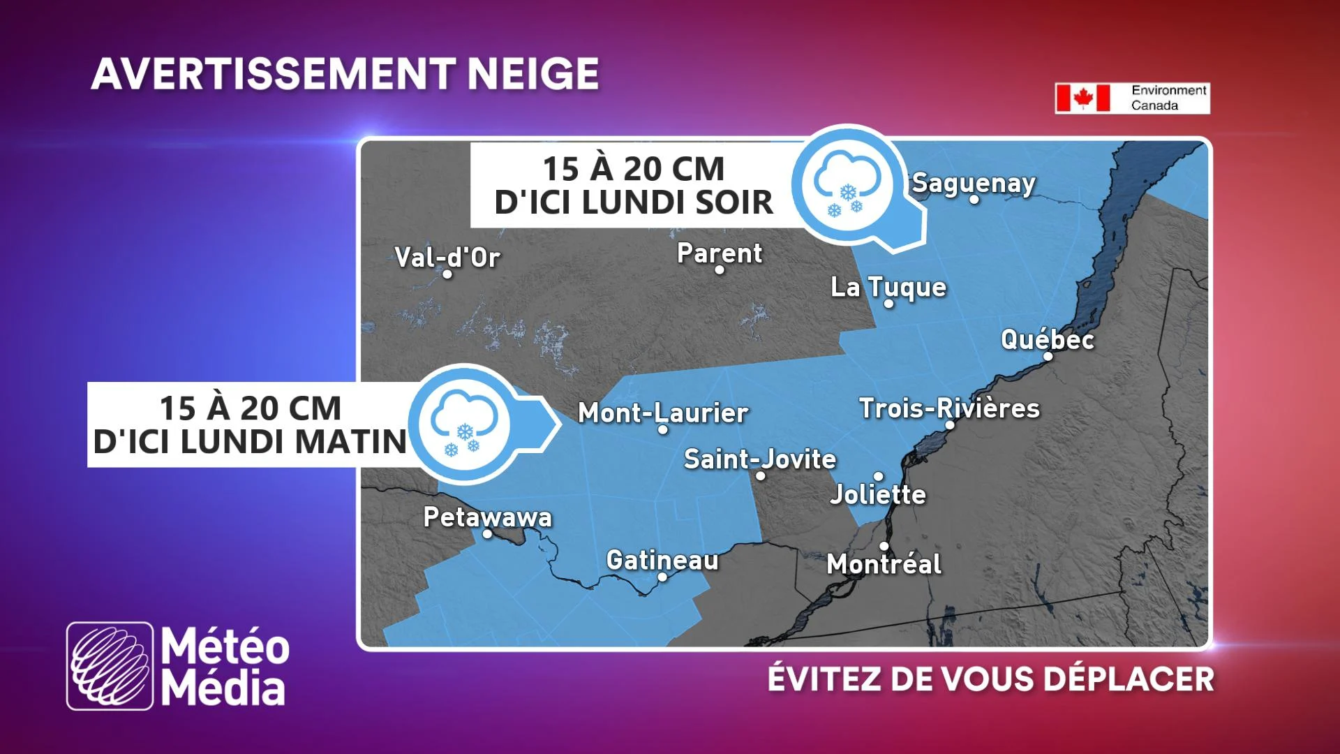 AVERTISSEMENTS NEIGE
