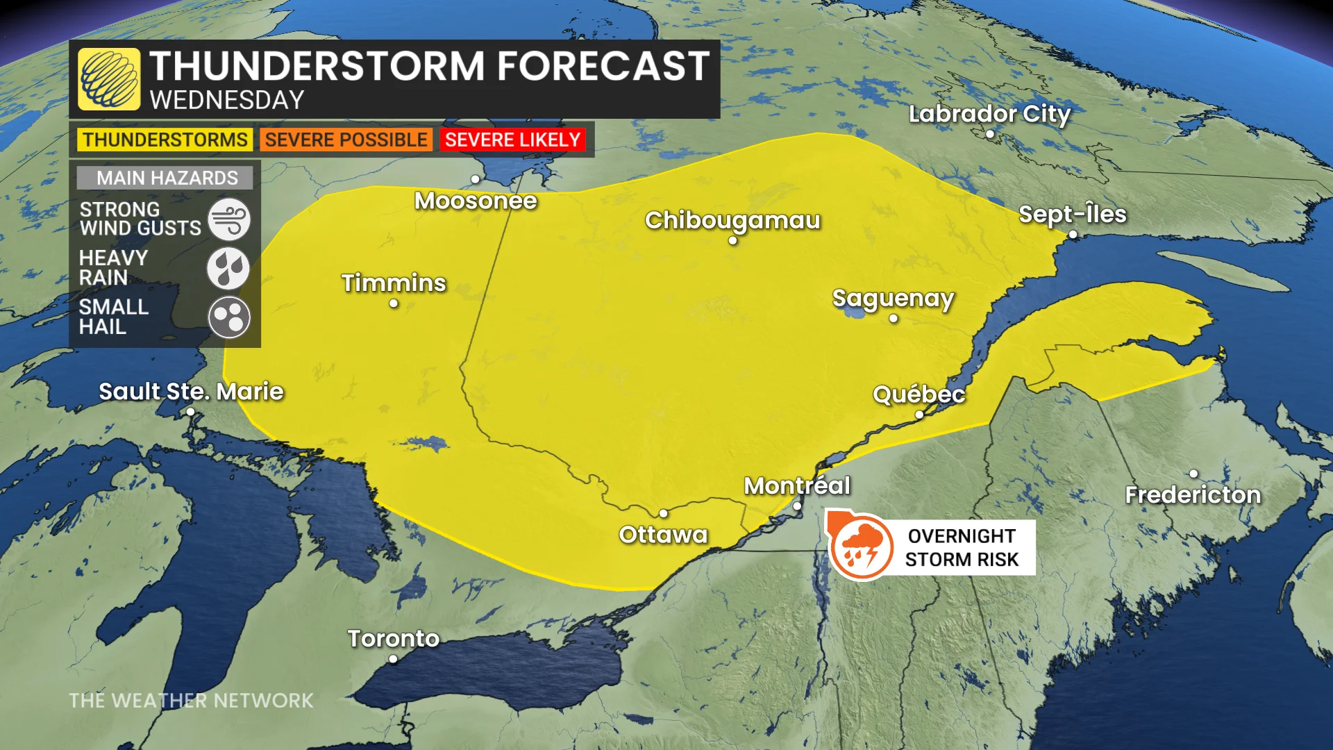 Baron - Ontario storm risk Wednesday - June11