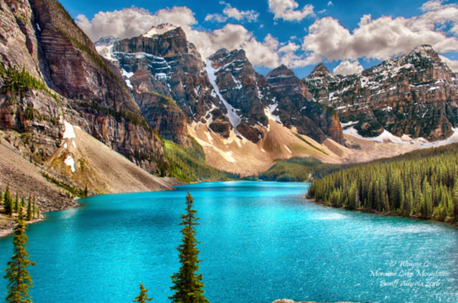 Canada's alpine lakes are changing colour, losing their distinctive blue trait