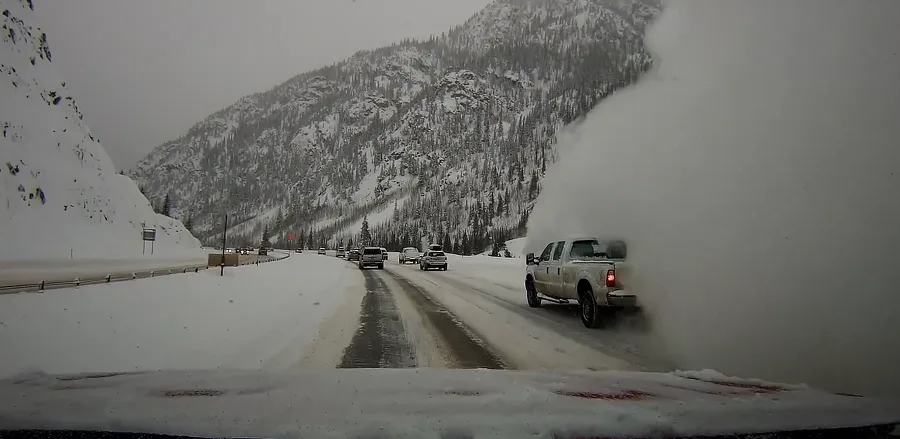 VIDEO: Avalanche completely engulfs car on Colorado highway