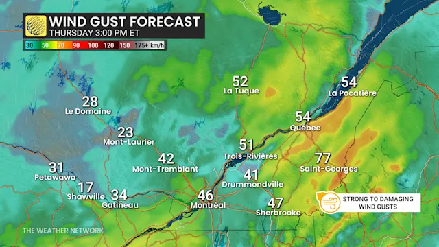 Severe storms shift into eastern Ontario, Quebec, risk of heavy rain ...