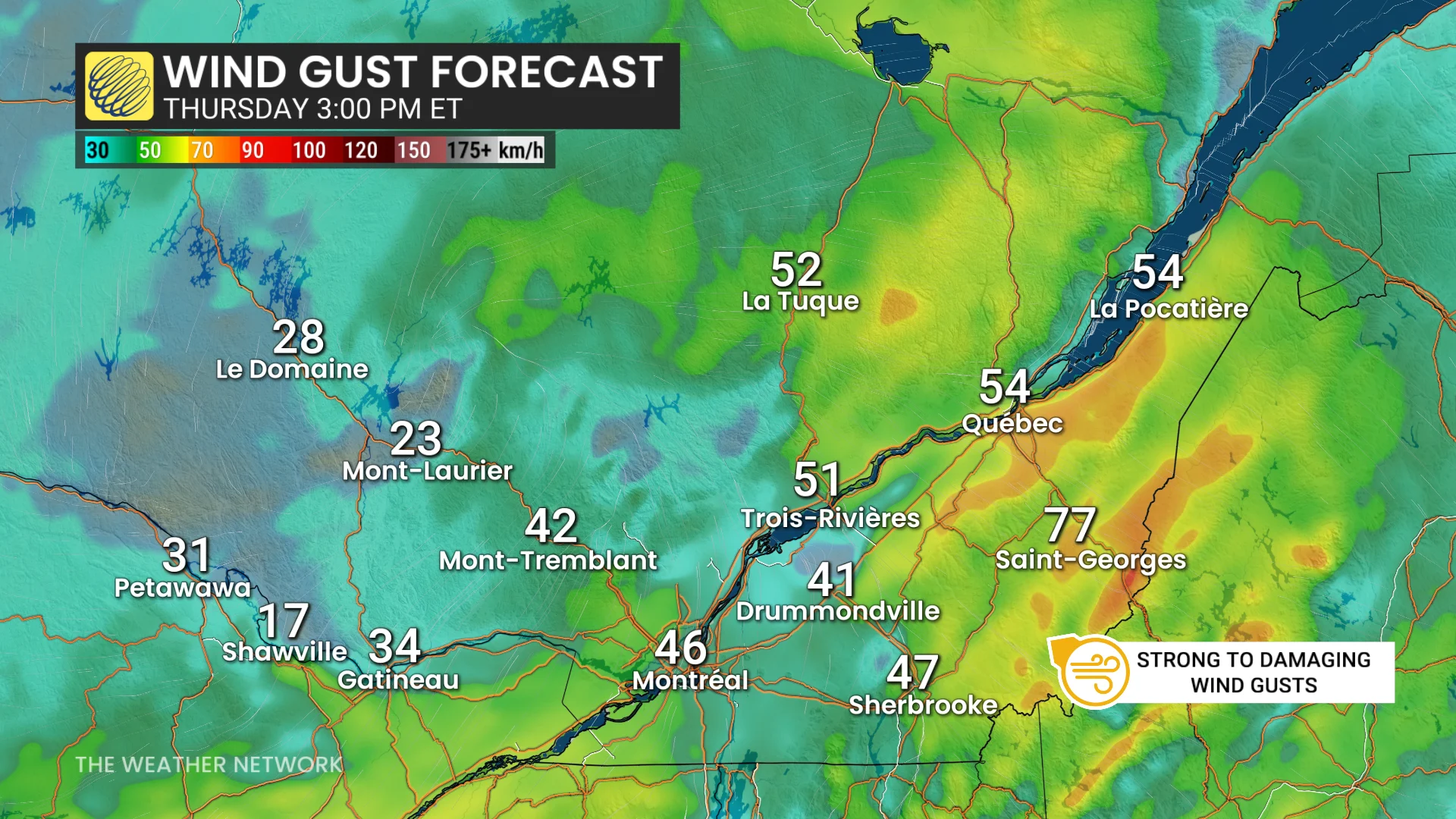 Baron - Thursday winds Quebec - June 18