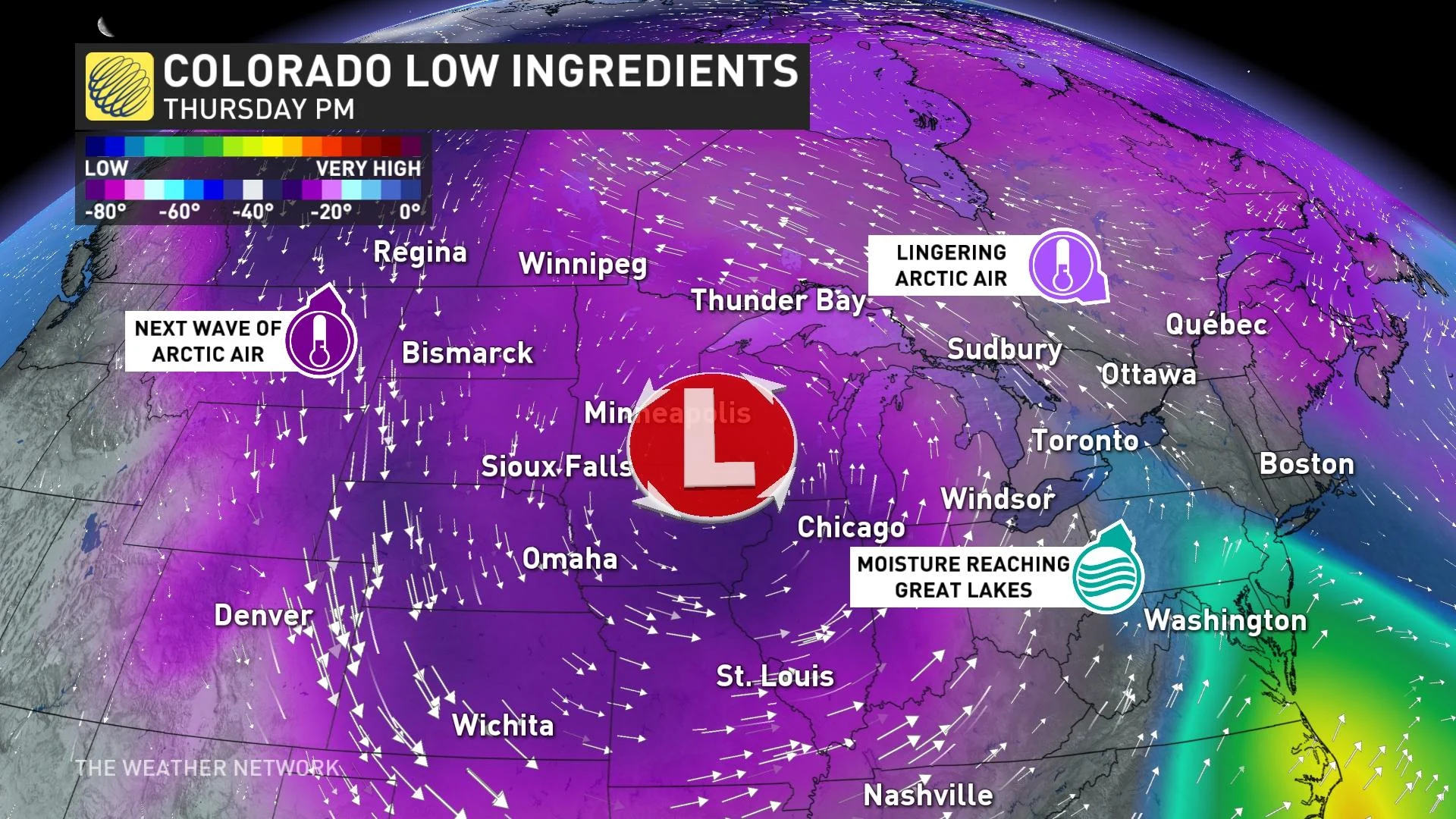 Colorado low thurs