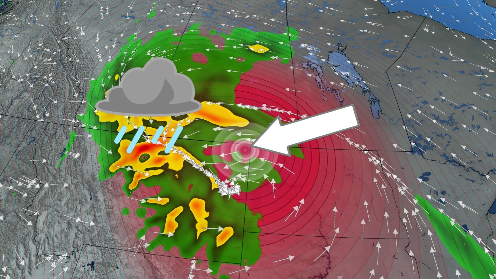 Saskatchewan is in the direct path of an unusually strong mid-spring storm. Timing and details, here