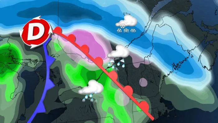 Une autre tempête au Québec : pluie, neige, verglas et vents forts