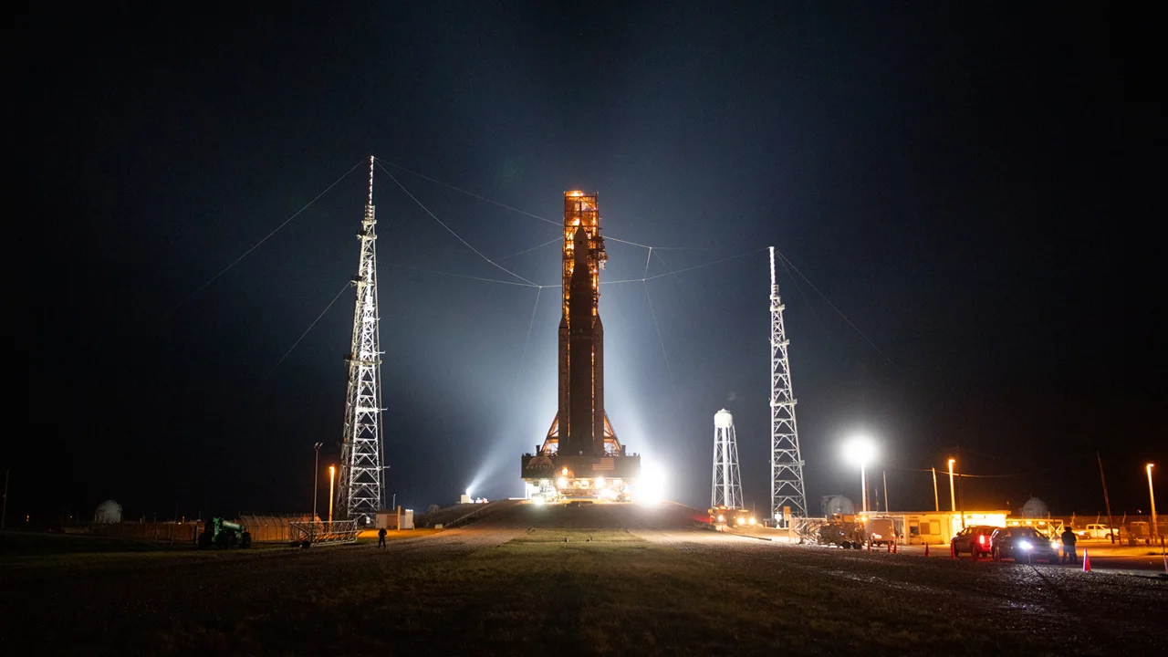 NASA's Artemis 1 stands ready for its flight to the Moon