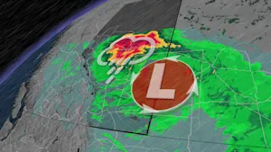 An entire month's worth of rain swamped parts of Alberta this weekend