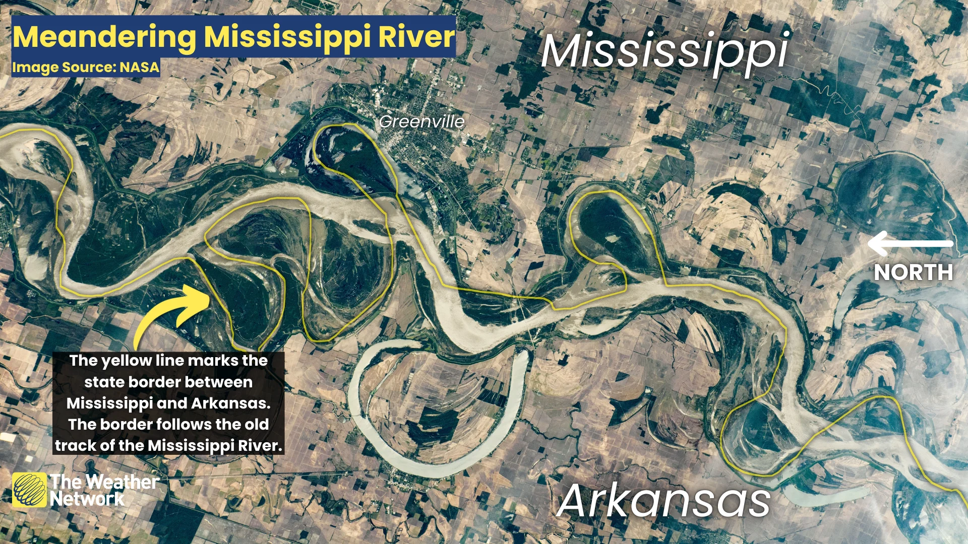 Mississippi River Meanders