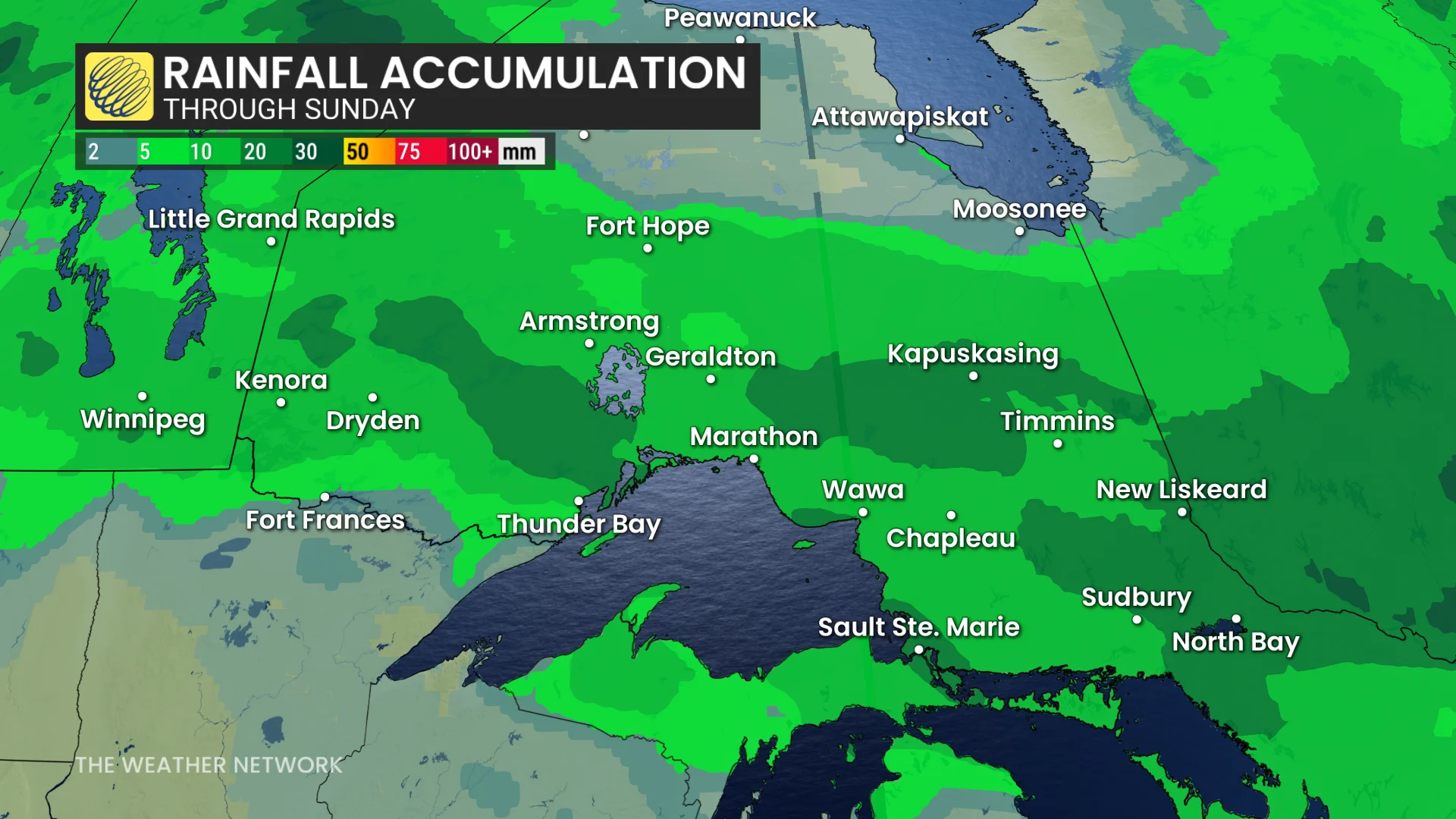 Baron - Ontario rain through Sunday - July 17