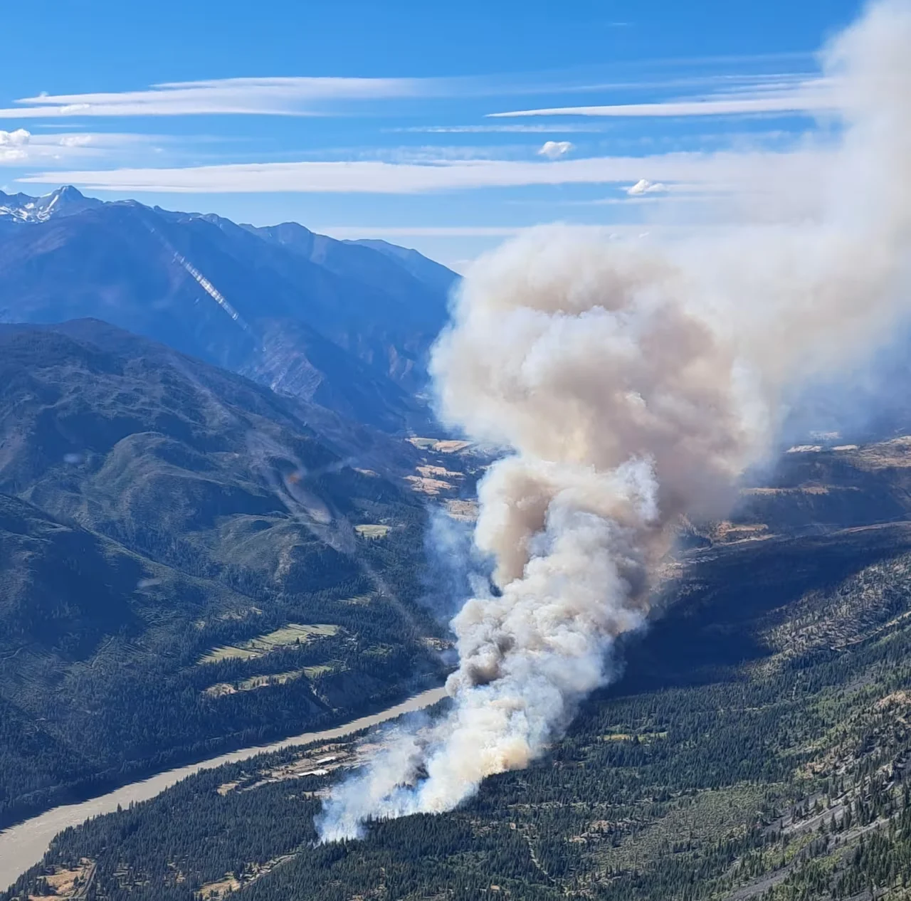 Saw Creek, B.C., wildfire/BC Wildfire Service via CBC
