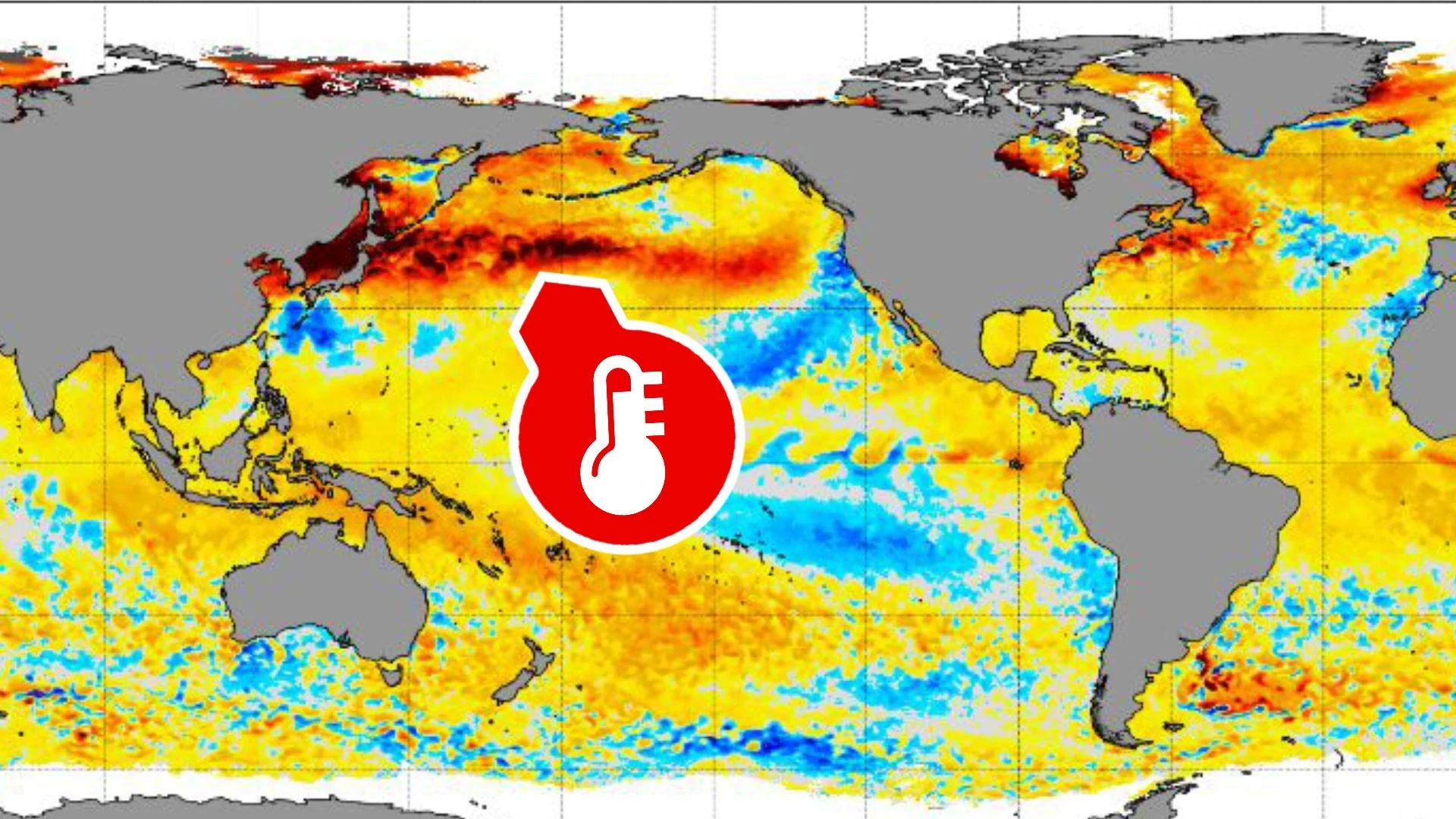 Une anomalie se développe dans l'océan Pacifique
