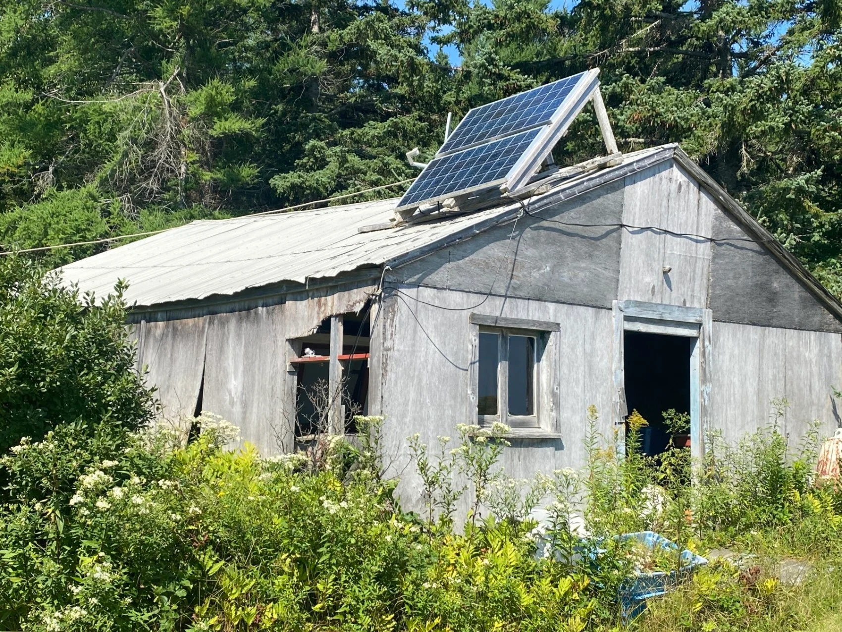 Solar energy is allowing residents to repopulate this off-grid island