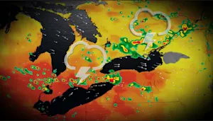 Stay alert on Wednesday as severe storms with large hail will be possible in some areas