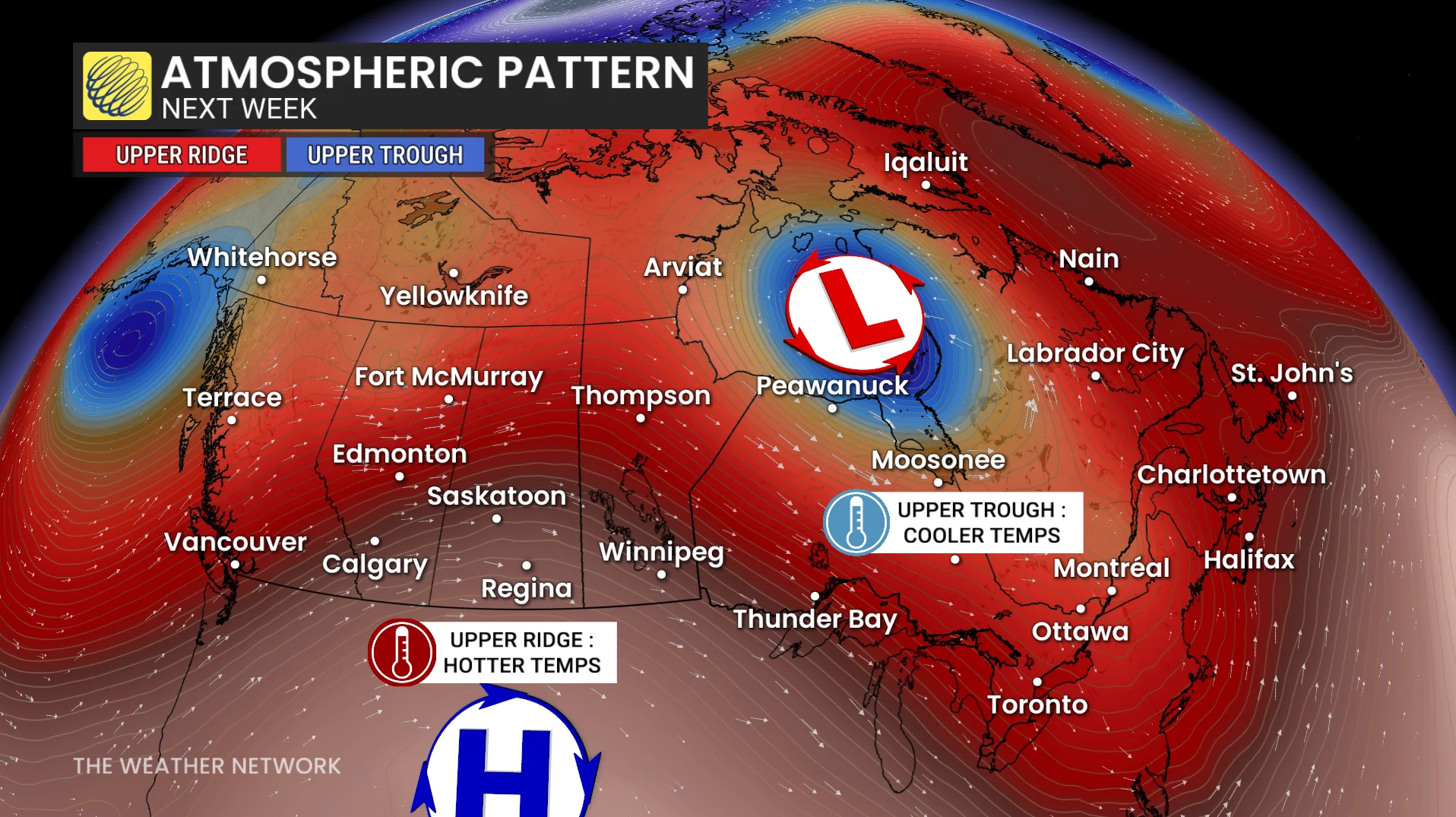 Baron - National atmospheric pattern - July 23
