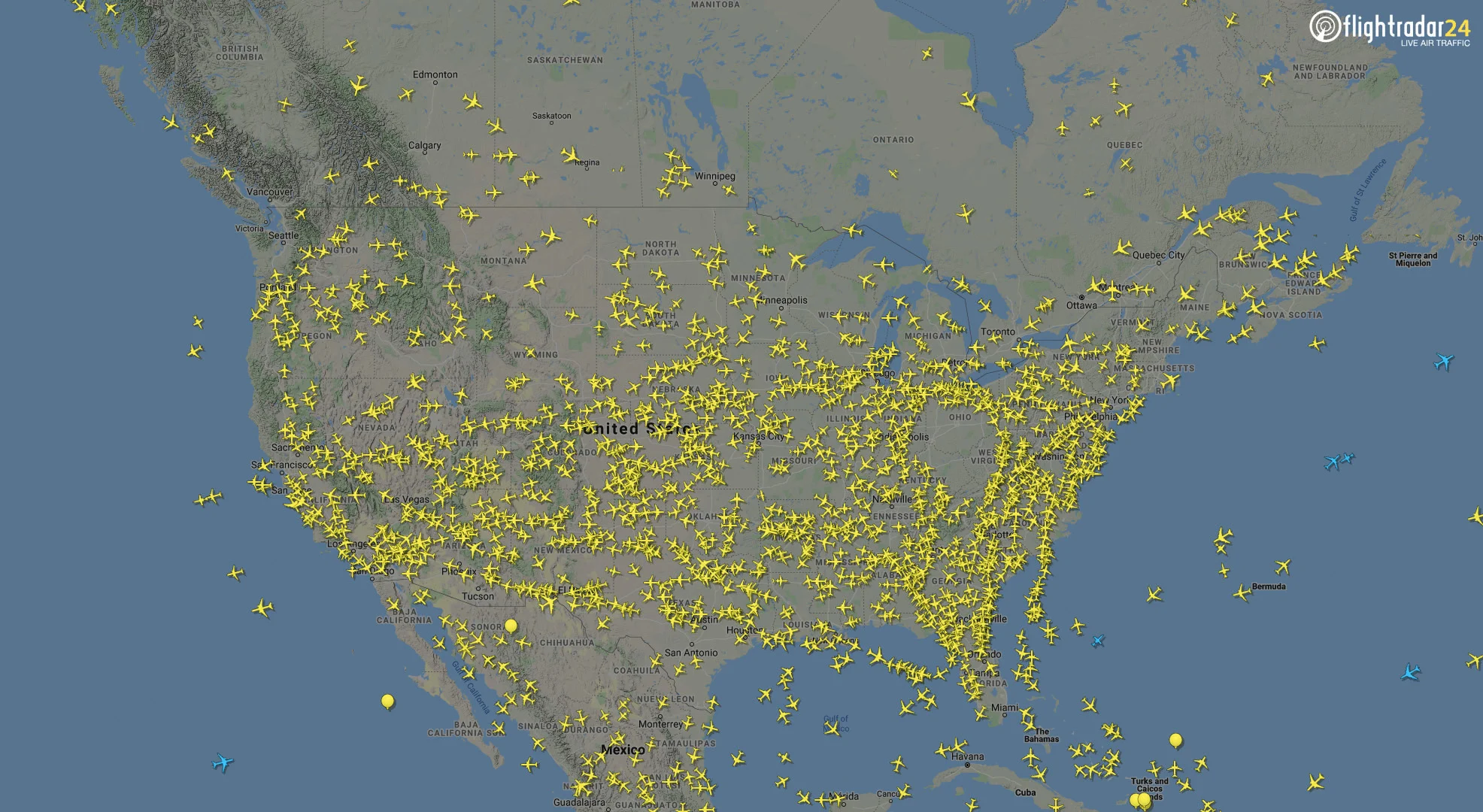 flightradar24-united-states-March25-2020