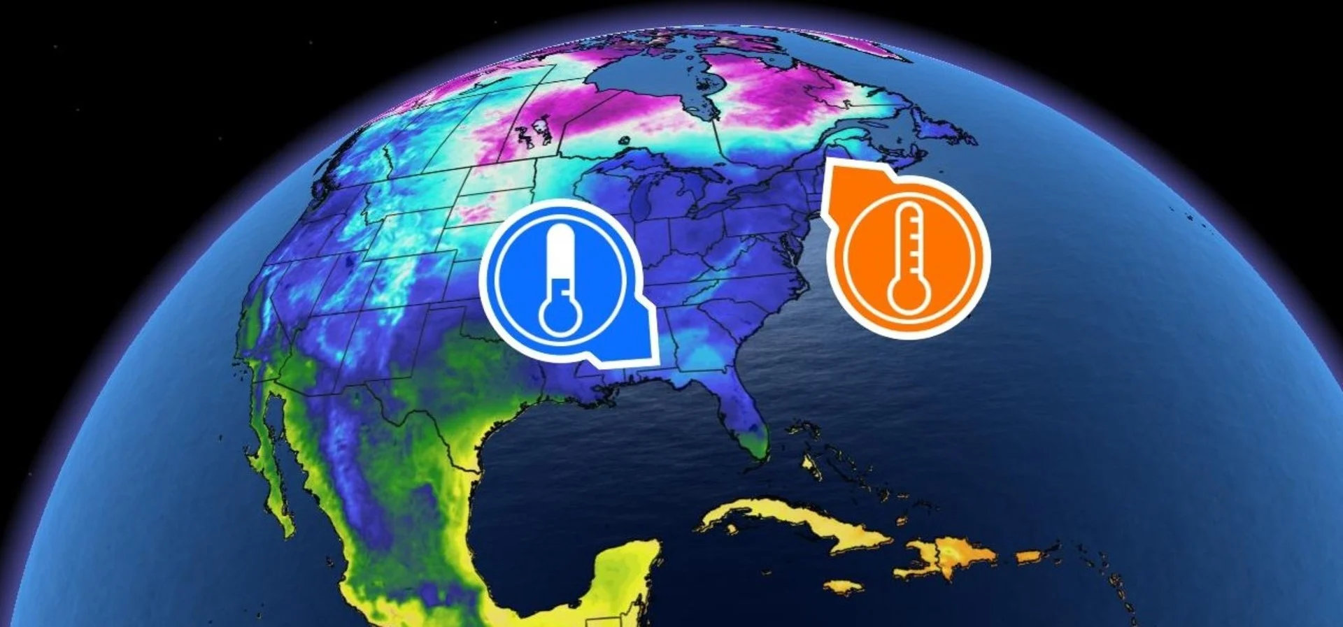 Voici où se trouve le froid en Amérique du Nord en ce moment